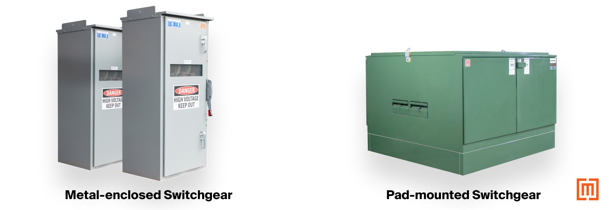 metal enclosed and pad mounted switchgear